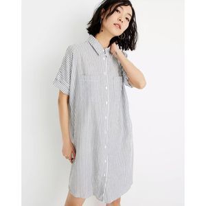 Madewell Women's Courier Shirtdress in Stripe